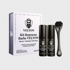 Kit Repousse Barbe VELYON — Sérum + Rouleau Dermique