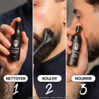 Kit Repousse Barbe VELYON — Sérum + Rouleau Dermique